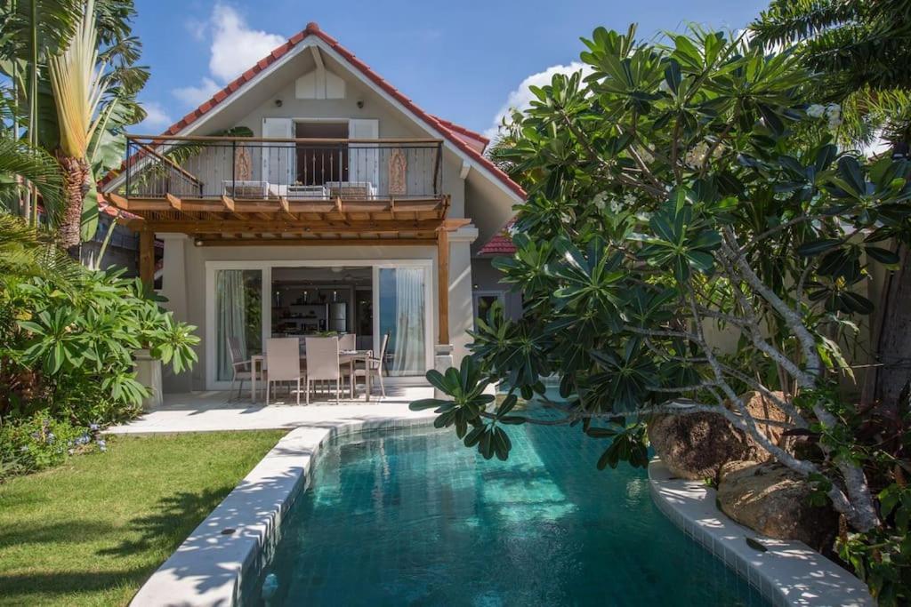 Beachfront Villa Charmant With Private Pool Koh Samui Ngoại thất bức ảnh