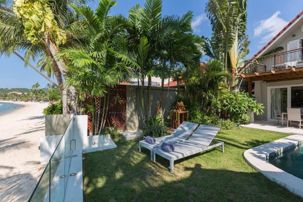 Beachfront Villa Charmant With Private Pool Koh Samui Ngoại thất bức ảnh