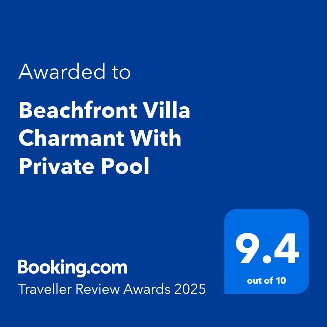 Beachfront Villa Charmant With Private Pool Koh Samui Ngoại thất bức ảnh